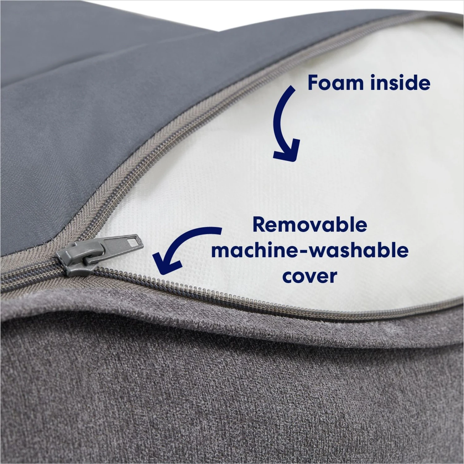 Frisco Plush Orthopedic Bolster Dog Bed W/Removable Cover 5 Frisco Plush Orthopedic Bolster Dog Bed W/Removable Cover - Image 3