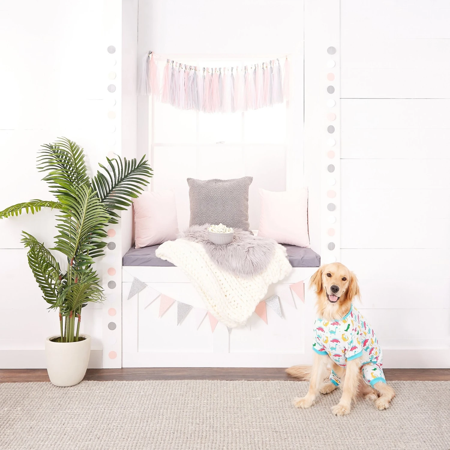 Frisco Dinosaur Print Dog & Cat Jersey PJs 7 Frisco Dinosaur Print Dog & Cat Jersey PJs - Image 6