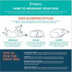 Frisco Square Deep Bolster Cat & Dog Bed 8 Frisco Square Deep Bolster Cat & Dog Bed -Frisco 144829 PT3. AC SS1800 V1633993000