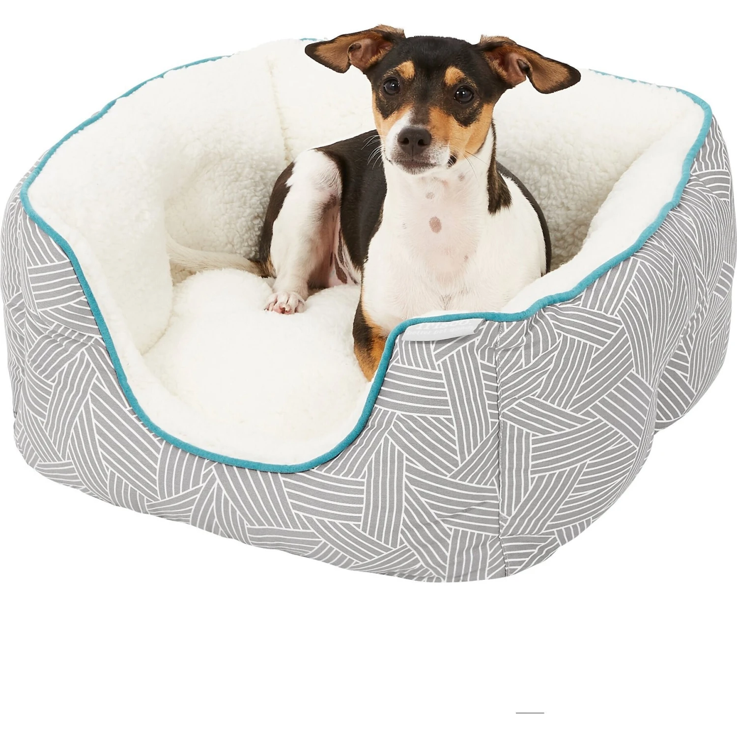 Frisco Square Deep Bolster Cat & Dog Bed 6 Frisco Square Deep Bolster Cat & Dog Bed - Image 4