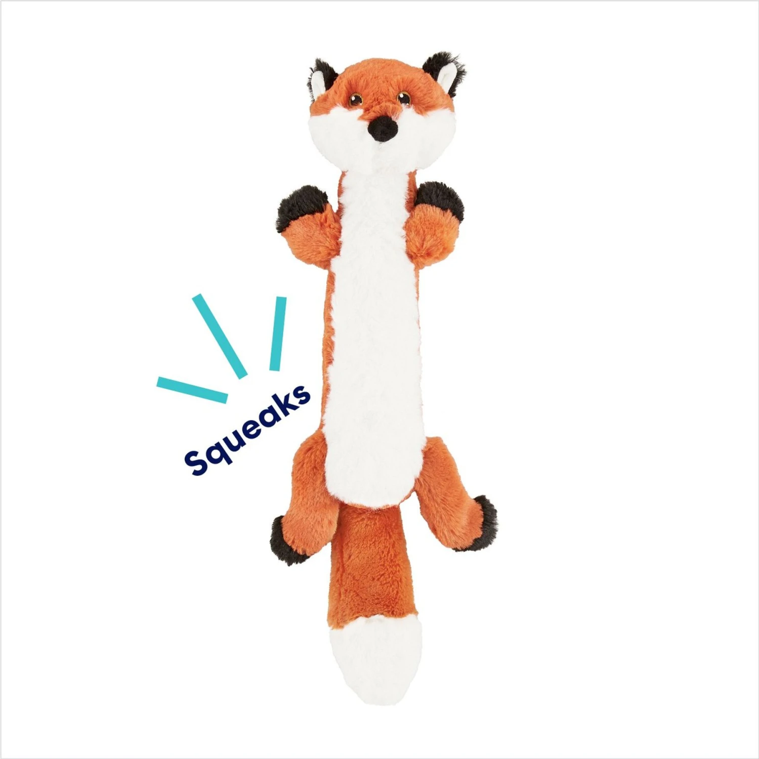 Frisco Fox Skinny Plush Squeaky Dog Toy 5 Frisco Fox Skinny Plush Squeaky Dog Toy - Image 3