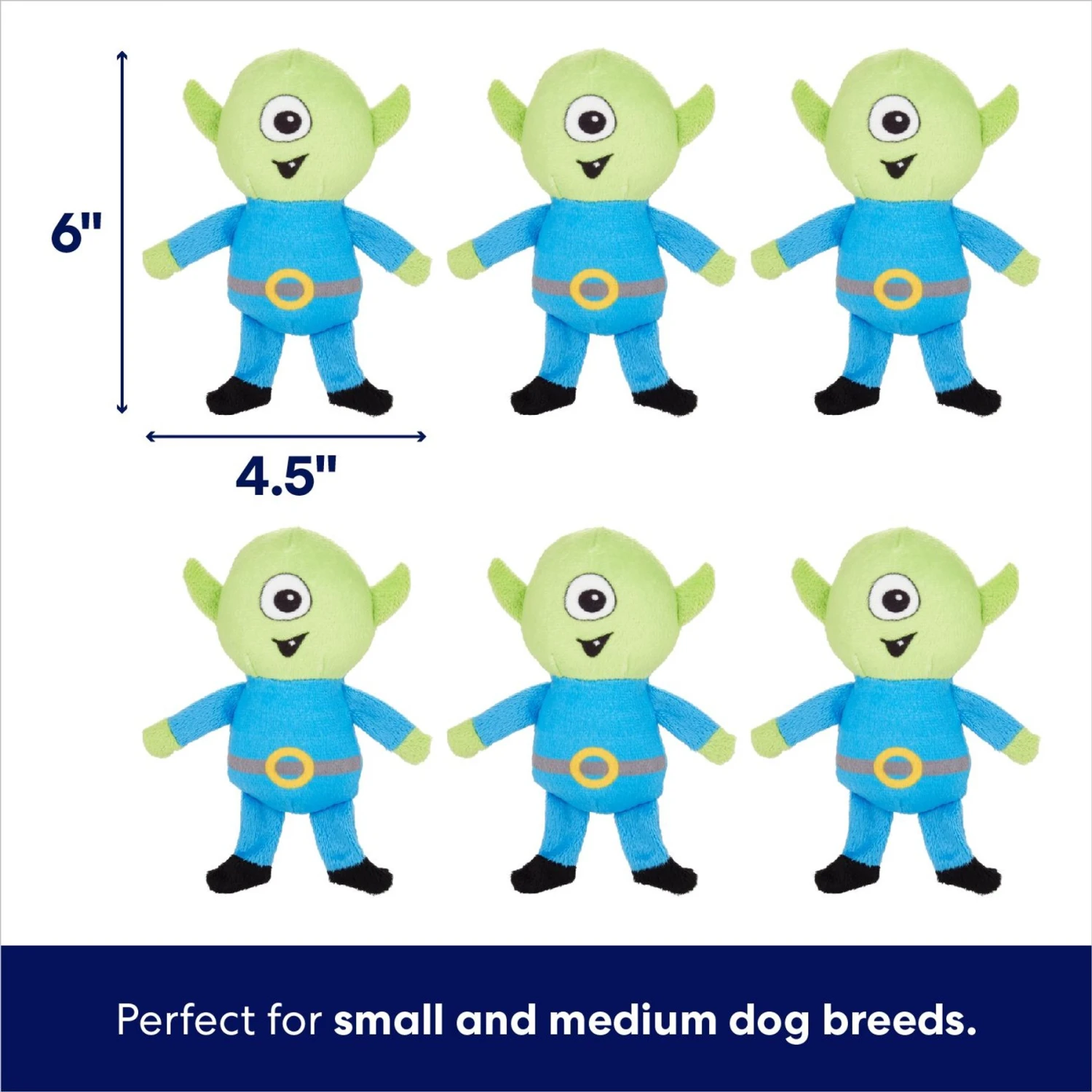 Frisco Flying Saucer & Aliens Hide & Seek Puzzle Plush Squeaky Dog Toy 5 Frisco Flying Saucer & Aliens Hide & Seek Puzzle Plush Squeaky Dog Toy - Image 3