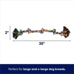 Frisco Rope With 5 Knots Dog Toy -Frisco 152836 PT1. AC SS1800 V1686579148