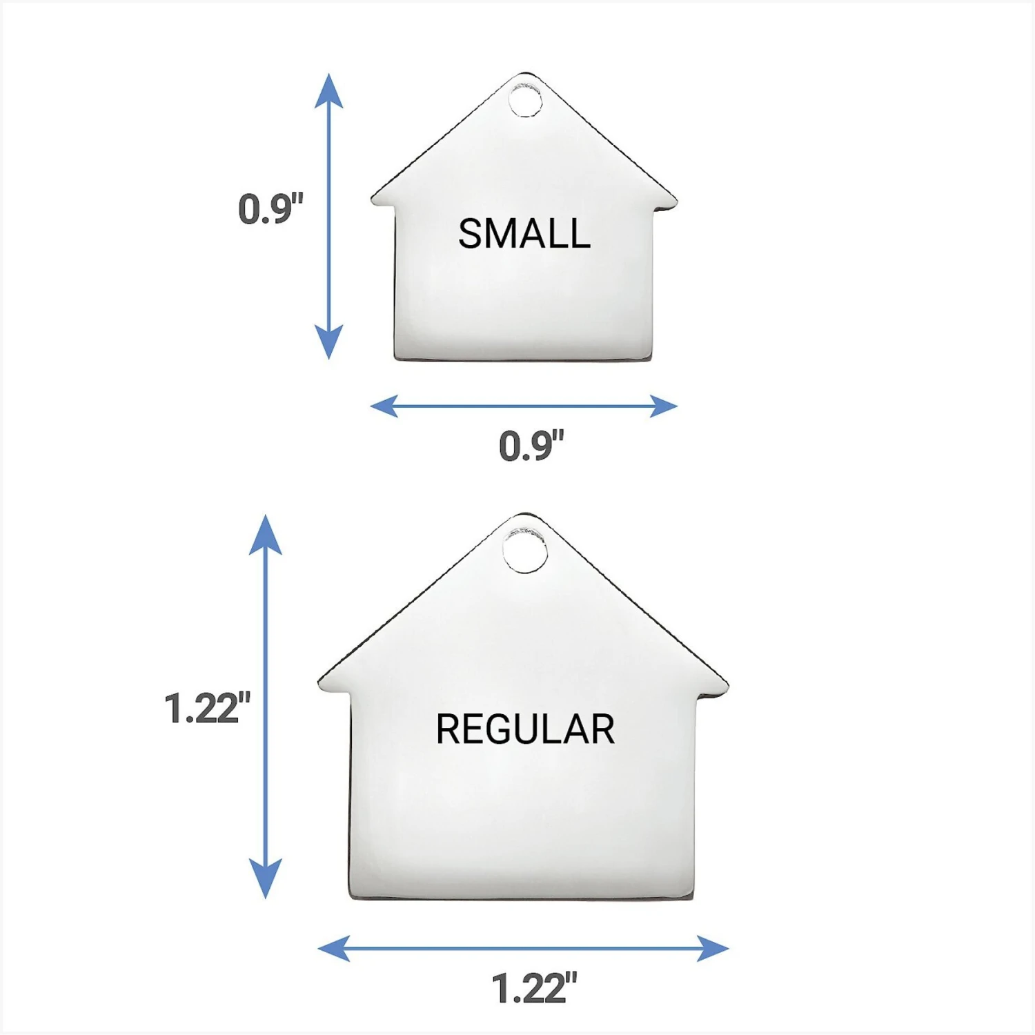 Frisco Stainless Steel Personalized Dog ID Tag, Dog House 9 Frisco Stainless Steel Personalized Dog ID Tag, Dog House - Image 7