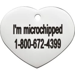 Frisco Personalized Dog & Cat ID Tag, Heart -Frisco 153006 PT4. AC SS1800 V1548964756