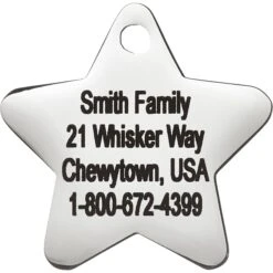 Frisco Stainless Steel Personalized Dog & Cat ID Tag, Star 12 Frisco Stainless Steel Personalized Dog & Cat ID Tag, Star -Frisco 153017 PT3. AC SS1800 V1548964858
