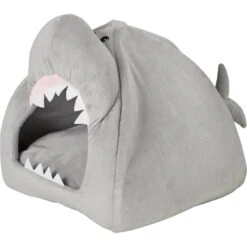 Frisco Novelty Shark Covered Cat & Dog Bed -Frisco 165339 PT1. AC SS1800 V1568211434