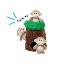 Frisco Monkeys In Tree Hide & Seek Puzzle Plush Squeaky Dog Toy 12 Frisco Monkeys In Tree Hide & Seek Puzzle Plush Squeaky Dog Toy -Frisco 174759 PT3. AC SS1800 V1698345474