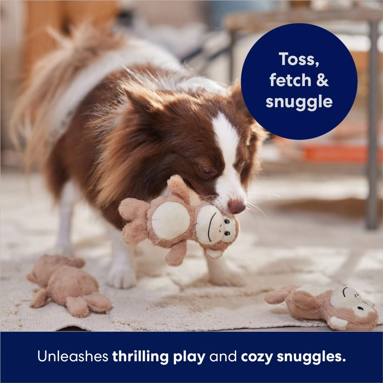 Frisco Monkeys In Tree Hide & Seek Puzzle Plush Squeaky Dog Toy Refills 6 Frisco Monkeys In Tree Hide & Seek Puzzle Plush Squeaky Dog Toy Refills - Image 4