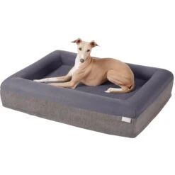 Frisco Orthopedic Rectangular Bolster Cat & Dog Bed W/Removable Cover 8 Frisco Orthopedic Rectangular Bolster Cat & Dog Bed W/Removable Cover -Frisco 210226 PT2. AC SS1800 V1590067655