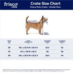 Frisco Heavy Duty Fold & Carry Double Door Collapsible Wire Dog Crate & Mat Kit -Frisco 212618 PT2. AC SS1800 V1667229328