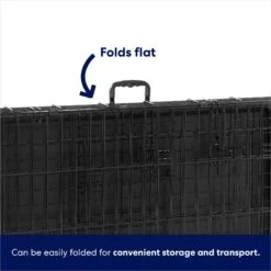 Frisco Heavy Duty Fold & Carry Double Door Collapsible Wire Dog Crate & Mat Kit -Frisco 212618 PT3. AC SS1800 V1667229521