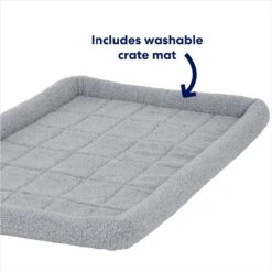 Frisco Heavy Duty Fold & Carry Double Door Collapsible Wire Dog Crate & Mat Kit -Frisco 212618 PT5. AC SS1800 V1671120944