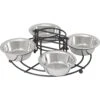 Frisco Multi Pet Feeding 4-Bowls Stainless Steel Dog & Cat Bowls, 0.5 Cup 2 Frisco Multi Pet Feeding 4-Bowls Stainless Steel Dog & Cat Bowls, 0.5 Cup -Frisco 213787 MAIN. AC SS1800 V1598450204