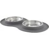 Frisco Double Stainless Steel Pet Bowl With Silicone Mat -Frisco 215986 MAIN. AC SS1800 V1591020063