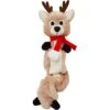 Frisco Holiday Reindeer Bungee Plush Squeaky Dog Toy