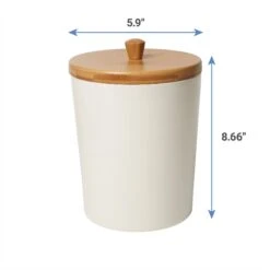 Frisco Melamine Dog & Cat Treat Jar With Bamboo Lid -Frisco 232068 PT6. AC SS1800 V1605758600