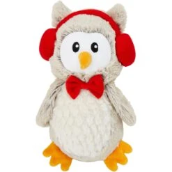 Frisco Holiday Owl Plush Squeaky Dog Toy -Frisco 233160 PT3. AC SS1800 V1600707392