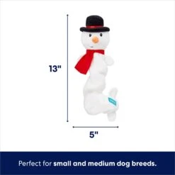 Frisco Holiday Snowman Bungee Plush Squeaky Dog Toy -Frisco 233221 PT1. AC SS1800 V1701797064