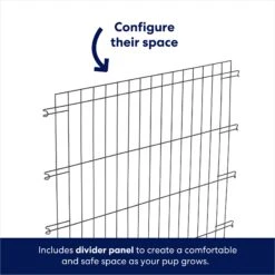 Frisco Heavy Duty Enhanced Lock Double Door Fold & Carry Wire Dog Crate & Mat Kit -Frisco 233736 PT6. AC SS1800 V1671661487