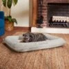Frisco Orthopedic Personalized Bolster Dog Bed W/Removable Cover, Light Gray -Frisco 234952 MAIN. AC SS1800 V1600207055