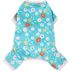 Frisco Teal Floral Dog & Cat Jersey PJs 12 Frisco Teal Floral Dog & Cat Jersey PJs -Frisco 249132 PT3. AC SS1800 V1614006122