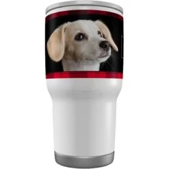 Frisco Double Walled Red Plaid Personalized Tumbler, 30-oz Cup -Frisco 249346 PT3. AC SS1800 V1602042957