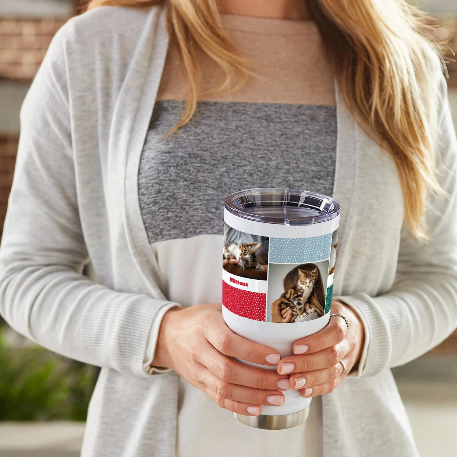 Frisco Double Walled Colored Dots Personalized Tumbler, 30-oz Cup 7 Frisco Double Walled Colored Dots Personalized Tumbler, 30-oz Cup - Image 5