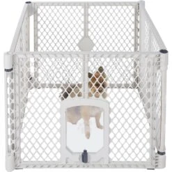 Frisco 4-Panel Plastic Exercise Dog Playpen -Frisco 252043 PT2. AC SS1800 V1611089665