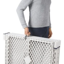 Frisco 6-Panel Plastic Exercise Dog Playpen, Light Gray -Frisco 252045 PT5. AC SS1800 V1611089739