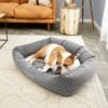 Frisco Rectangular Personalized Bolster Dog Bed W/Removable Cover, Dark Gray, X-Large 1 Frisco Rectangular Personalized Bolster Dog Bed W/Removable Cover, Dark Gray, X-Large -Frisco 252611 MAIN. AC SS1800 V1604499112