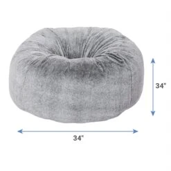 Frisco Plush Pouf Pillow Cat & Dog Bed -Frisco 255195 PT1. AC SS1800 V1616593238