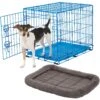 Frisco Fold & Carry Single Door Collapsible Wire Dog Crate & Frisco Quilted Plush Dog Crate Mat 2 Frisco Fold & Carry Single Door Collapsible Wire Dog Crate & Frisco Quilted Plush Dog Crate Mat -Frisco 255501 MAIN. AC SS1800 V1604097747