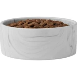Frisco Marble Design Non-skid Ceramic Dog & Cat Bowl -Frisco 256056 PT4. AC SS1800 V1615311780