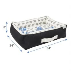 Frisco Indoor/Outdoor Modern Cuddler Bolster Cat & Dog Bed 8 Frisco Indoor/Outdoor Modern Cuddler Bolster Cat & Dog Bed -Frisco 262146 PT1. AC SS1800 V1619643963