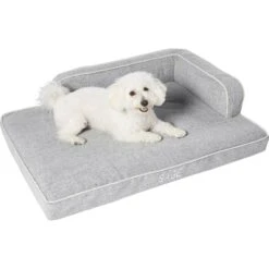 Frisco Faux Linen Corner Personalized Bolster Dog Bed W/Removable Cover, Harbour Blue, L 11 Frisco Faux Linen Corner Personalized Bolster Dog Bed W/Removable Cover, Harbour Blue, L -Frisco 262160 PT2. AC SS1800 V1615568489