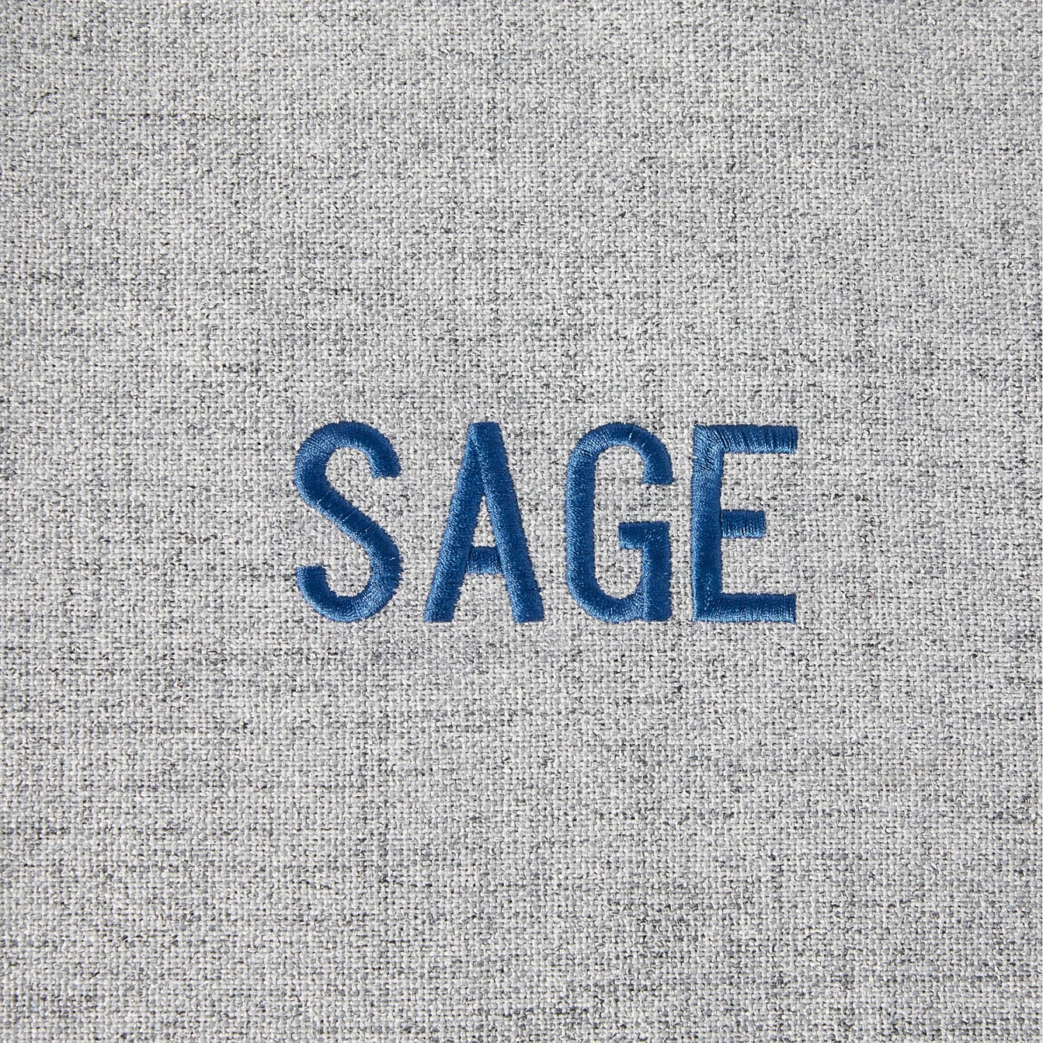 Frisco Faux Linen Corner Personalized Bolster Dog Bed W/Removable Cover, Harbour Blue, L 7 Frisco Faux Linen Corner Personalized Bolster Dog Bed W/Removable Cover, Harbour Blue, L - Image 5