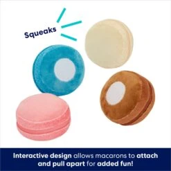 Frisco Macaron Interactive Plush Squeaky Dog Toy 10 Frisco Macaron Interactive Plush Squeaky Dog Toy -Frisco 264438 PT2. AC SS1800 V1686579622