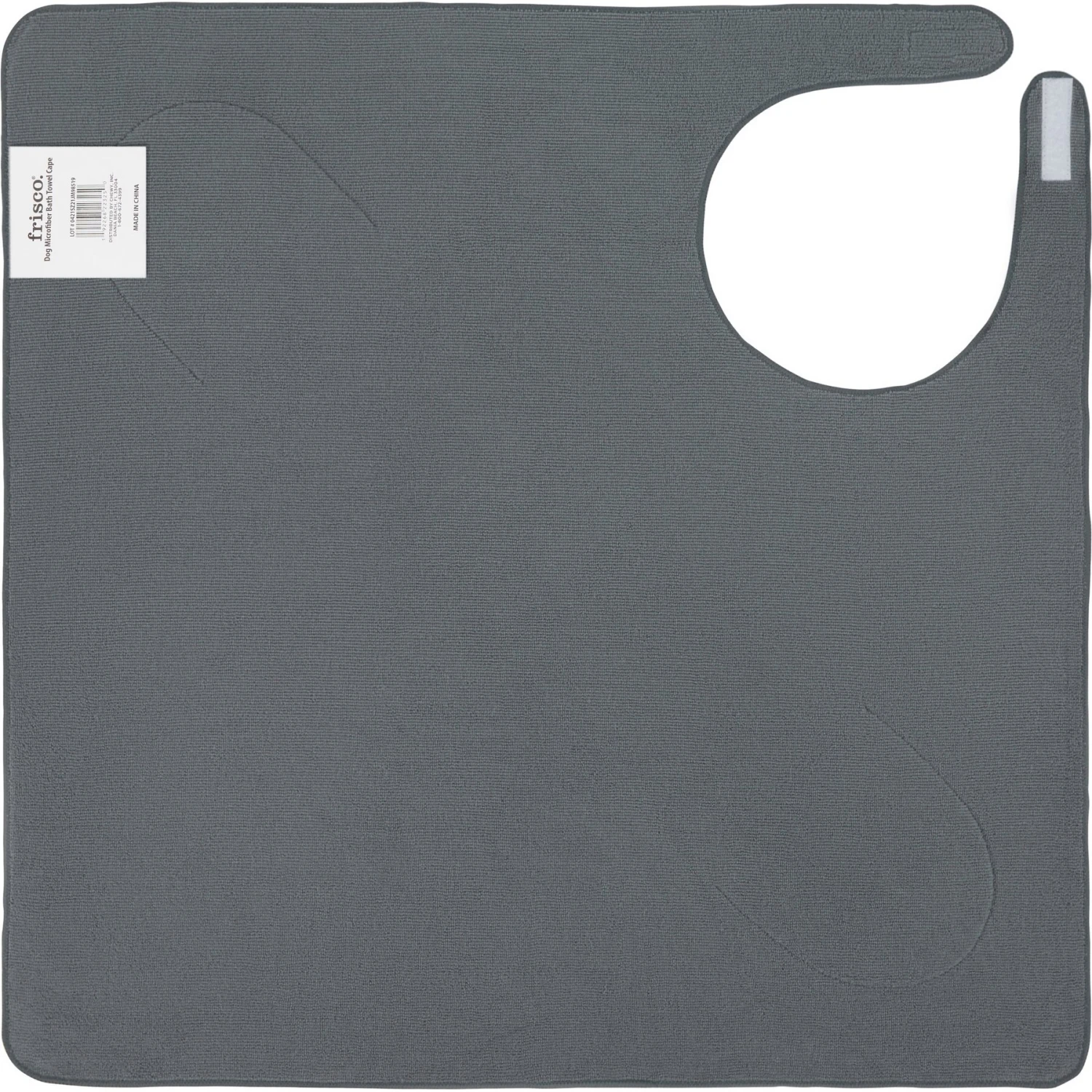 Frisco Embroidered Pawprint Microfiber Dog Bath Cape Towel 5 Frisco Embroidered Pawprint Microfiber Dog Bath Cape Towel - Image 3