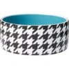 Frisco Houndstooth Non-skid Ceramic Dog Bowl 1 Frisco Houndstooth Non-skid Ceramic Dog Bowl -Frisco 270200 MAIN. AC SS1800 V1620761236