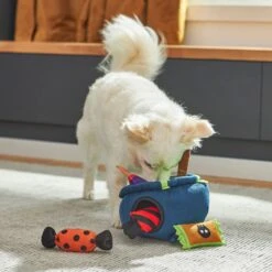 Frisco Halloween Candy Cauldron Hide & Seek Puzzle Plush Squeaky Dog Toy -Frisco 270490 PT3. AC SS1800 V1689878557