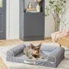 Frisco Chambray Orthopedic Sofa Bolster Dog Bed W/Removable Cover -Frisco 270907 MAIN. AC SS1800 V1626881662