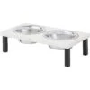 Frisco Marble Elevated Stainless Steel Double Diner Dog & Cat Bowls -Frisco 277559 MAIN. AC SS1800 V1627933378