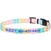 Frisco Pastel Tie Dye Polyester Personalized Dog Collar 2 Frisco Pastel Tie Dye Polyester Personalized Dog Collar -Frisco 280770 MAIN. AC SS1800 V1621274847