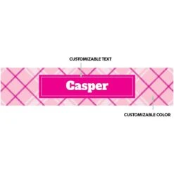 Frisco Personalized Plaid Ceramic Dog Bowl -Frisco 287013 PT1. AC SS1800 V1635967593