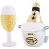 Frisco New Year's Eve Champagne & Flute Plush Squeaky Dog Toy 1 Frisco New Year's Eve Champagne & Flute Plush Squeaky Dog Toy -Frisco 288486 MAIN. AC SS1800 V1638289275