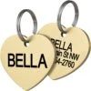 Frisco Brass Personalized Dog & Cat ID Tag, Heart 1 Frisco Brass Personalized Dog & Cat ID Tag, Heart -Frisco 296197 MAIN. AC SS1800 V1640182889