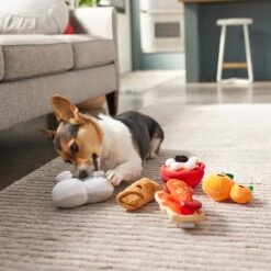 Frisco Lunar New Year Good Fortune Food Plush Squeaky Dog Toy -Frisco 298883 PT3. AC SS1800 V1640269293