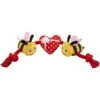 Frisco Valentine Bee Mine Plush With Rope Squeaky Dog Toy 1 Frisco Valentine Bee Mine Plush With Rope Squeaky Dog Toy -Frisco 298937 MAIN. AC SS1800 V1637693744