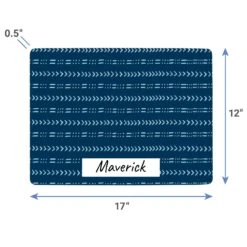 Frisco Mudcloth Personalized Dog & Cat Placemat -Frisco 299552 PT3. AC SS1800 V1636120356